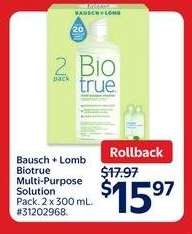 Bausch + Lomb Biotrue Multi-Purpose Solution