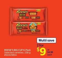 REESE'S BIG CUP 6-Pack