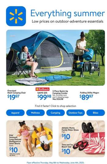 Walmart Flyer - May 08, 2025 - June 04, 2025.