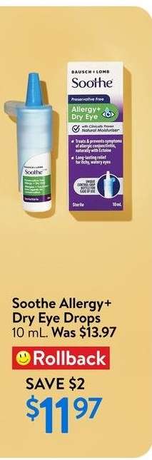Soothe Allergy+ Dry Eye Drops