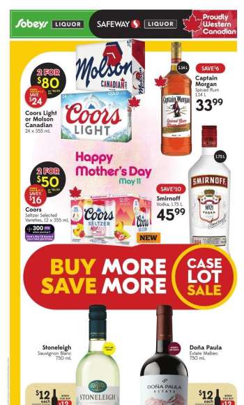 Sobeys Liquor Flyer - May 08, 2025 - May 14, 2025.