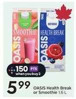 OASIS Health Break or Smoothie 1.6 L