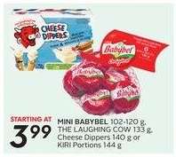 Mini Babybel, The Laughing Cow, Cheese Dippers, Kiri Portions