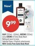 Olay, Aveeno, Cremo Body Wash