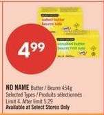 NO NAME Butter / Beurre 454g