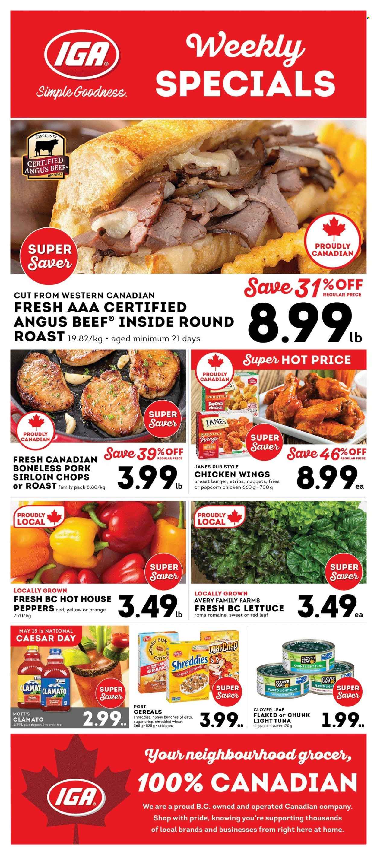 IGA Simple Goodness flyer - May 09, 2025 - May 15, 2025. Page 1