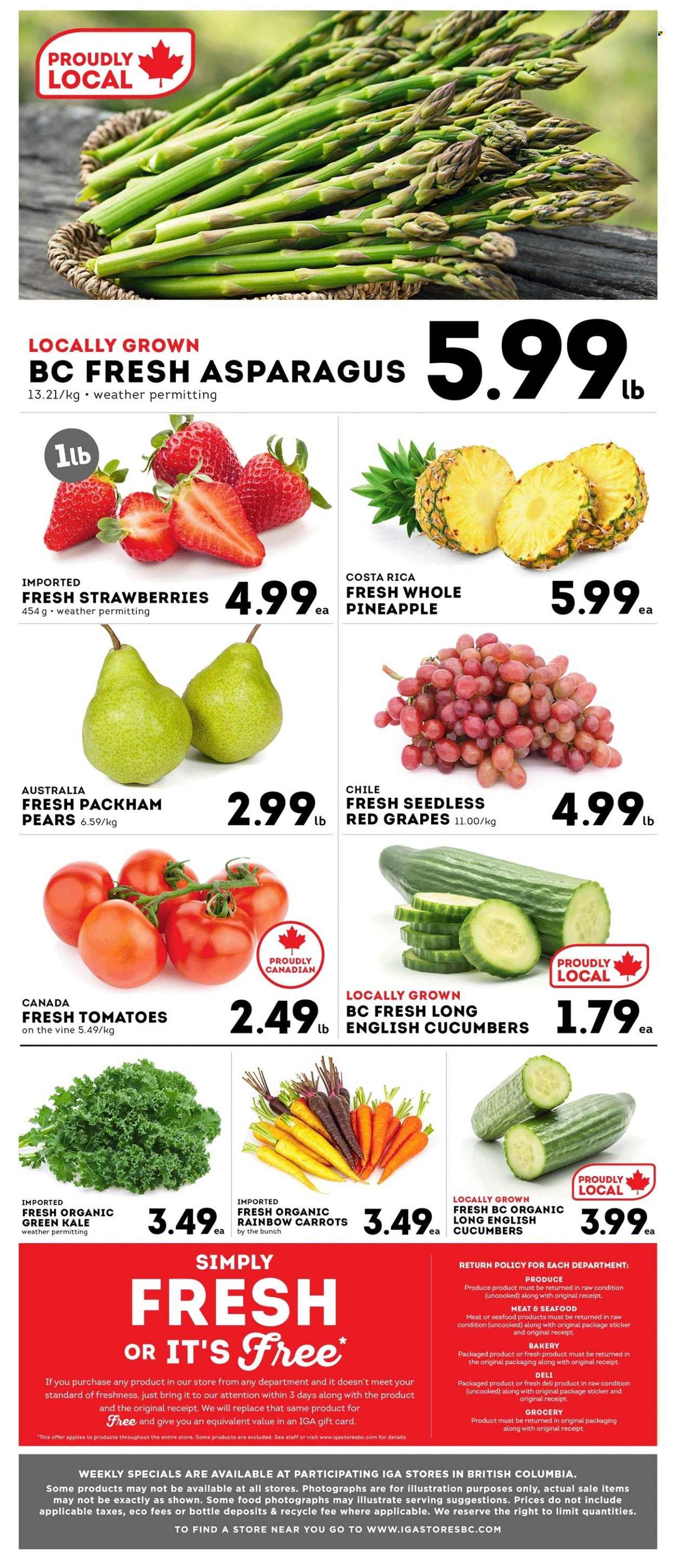 IGA Simple Goodness flyer - May 09, 2025 - May 15, 2025. Page 1