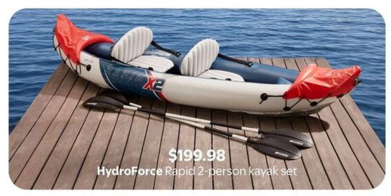 HydroForce Rapid 2-person kayak set
