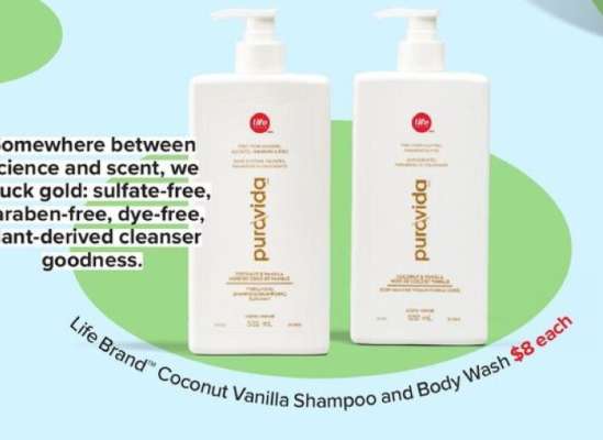 Life Brand™ Coconut Vanilla Shampoo and Body Wash