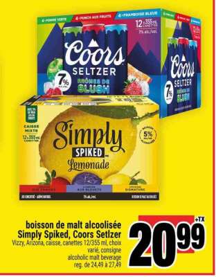 Simply Spiked, Coors Seltzer