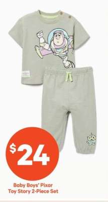 Baby Boys’ Pixar Toy Story 2-Piece Set