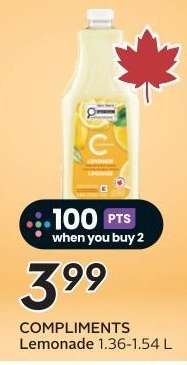 COMPLIMENTS Lemonade