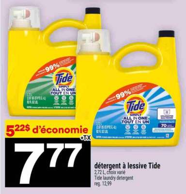 Détergent à lessive Tide