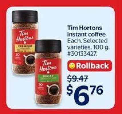 Tim Hortons Instant Coffee