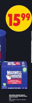 MAXWELL HOUSE ROAST AND GROUND COFFEE PODS