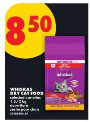 WHISKAS DRY CAT FOOD