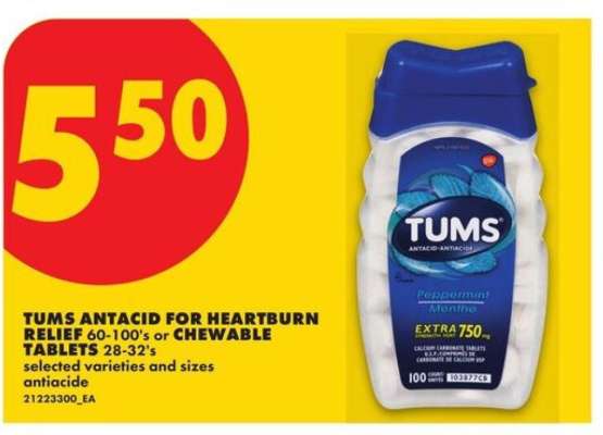TUMS Antacid for Heartburn Relief