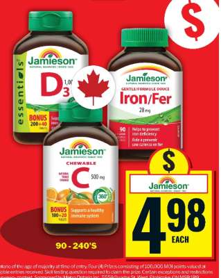 Jamieson Vitamins