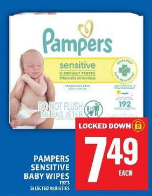 Pampers Sensitive Baby Wipes