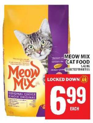 MEOW MIX CAT FOOD