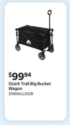 Ozark Trail Big Bucket Wagon