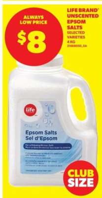 Life Brand Unscented Epsom Salts