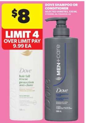 Dove Shampoo or Conditioner