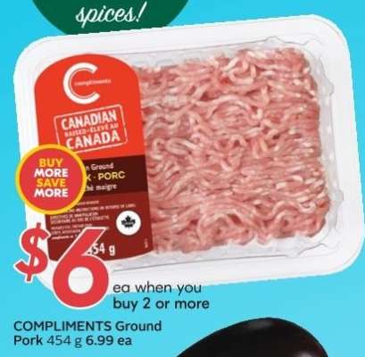 COMPLIMENTS Ground Pork