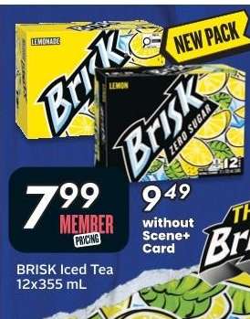 BRISK Iced Tea 12x355 mL