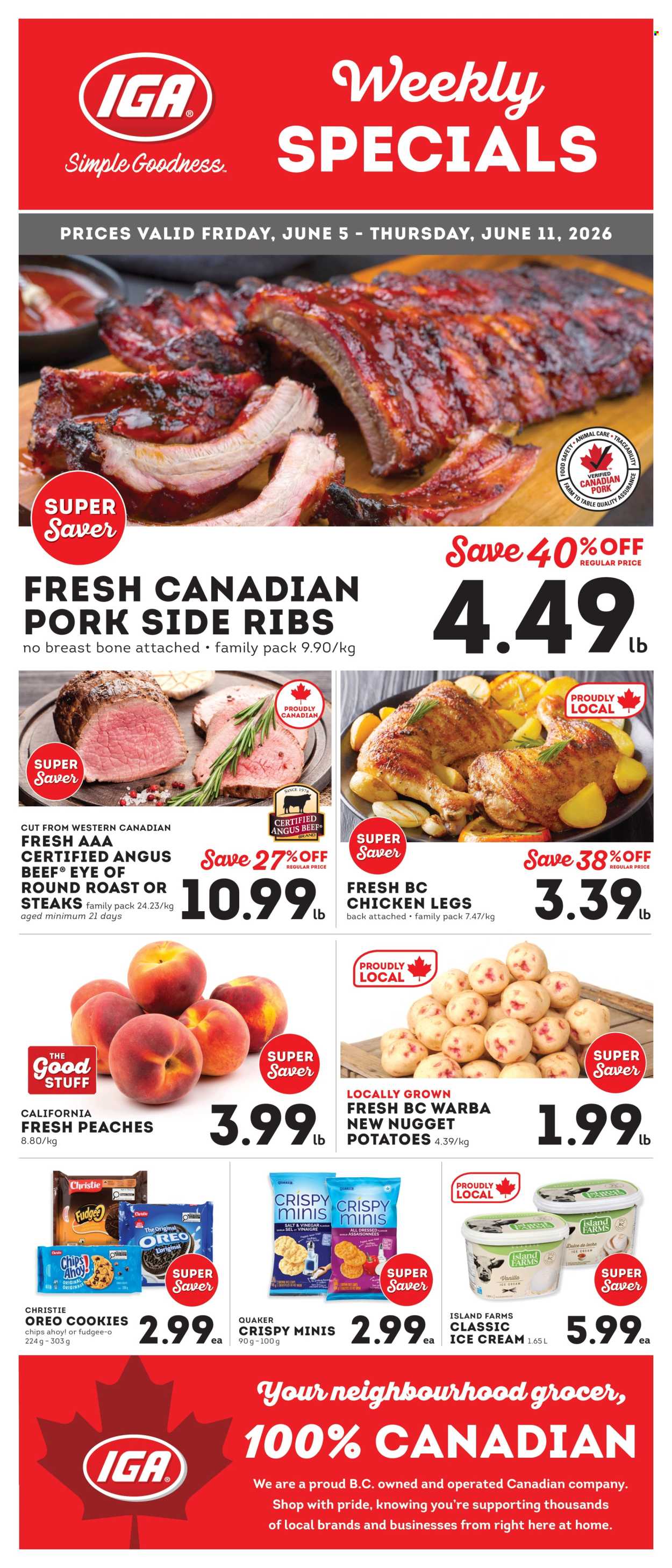 IGA Simple Goodness flyer - June 05, 2026 - June 11, 2026. Page 1