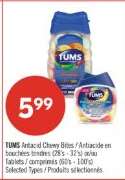 TUMS Antacid Chewy Bites