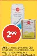 LANTIC Granulated / Sucre granulé (2kg)