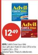 Advil Cold & Sinus Liqui-Gels