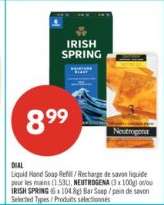 DIAL Liquid Hand Soap Refill / NEUTROGENA / IRISH SPRING