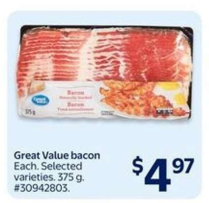 Great Value Bacon