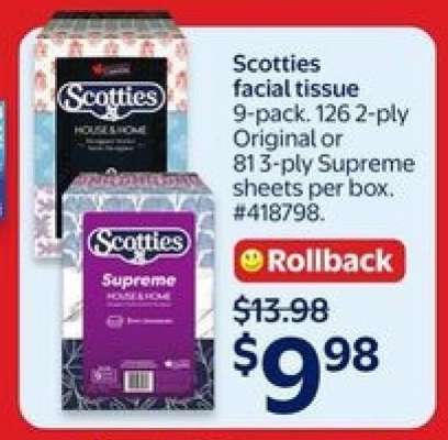 Scotties Facial Tissue