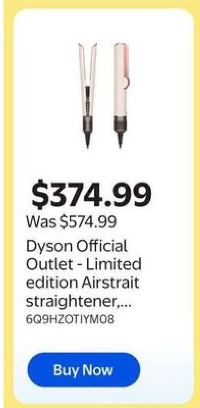 Dyson Official Outlet - Limited edition Airstrait straightener
