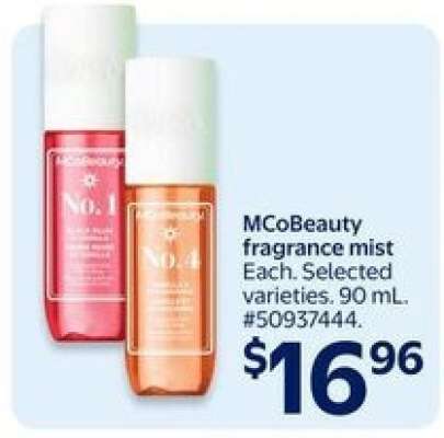 MCoBeauty fragrance mist