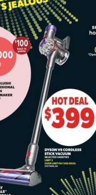 DYSON V8 CORDLESS STICK VACUUM
