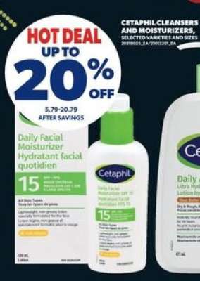 Cetaphil Cleansers and Moisturizers