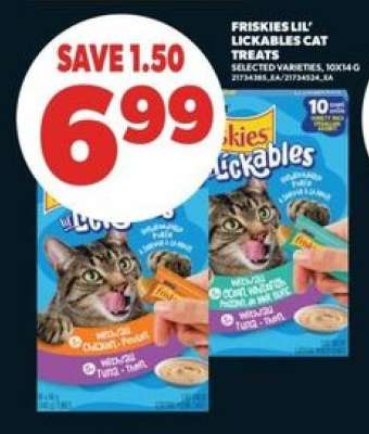 Friskies Lil' Lickables Cat Treats