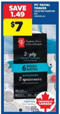 PC Facial Tissues