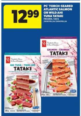 PC Torch-Seared Atlantic Salmon or Wild Ahi Tuna Tataki