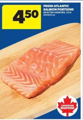 FRESH ATLANTIC SALMON PORTIONS