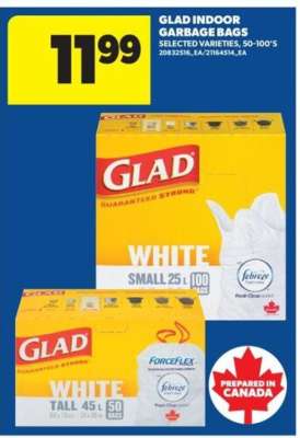Glad Indoor Garbage Bags