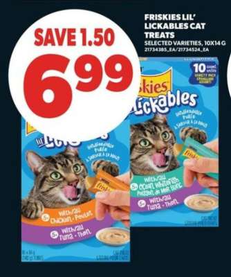 Friskies Lil' Lickables Cat Treats