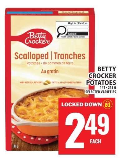 BETTY CROCKER POTATOES
