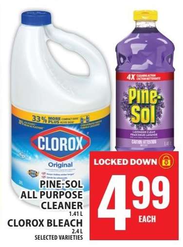 Pine-Sol All Purpose Cleaner / Clorox Bleach
