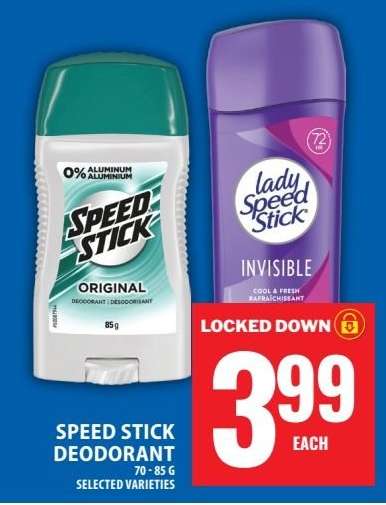 SPEED STICK DEODORANT