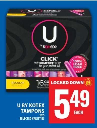 U by Kotex Tampons